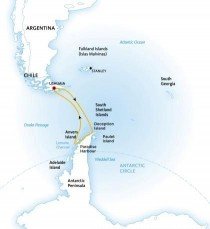 Круиз в Антарктиду на экспедиционном судне «Ocean Diamond»